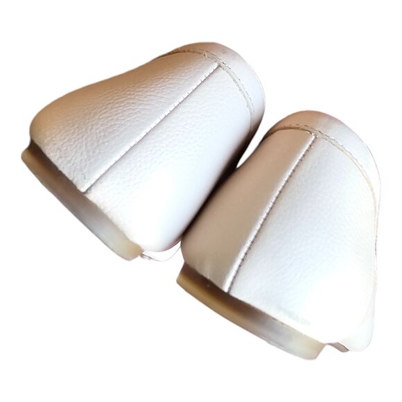 Me Too 10 Pointed Toe Loafer Flats Beige Tan Genuine Leather - Picture 5 of 7